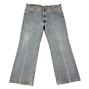 Vintage Levi 517 Boot Cut Jeans Mens 45x30* Blue Denim Made in USA 90s High Rise